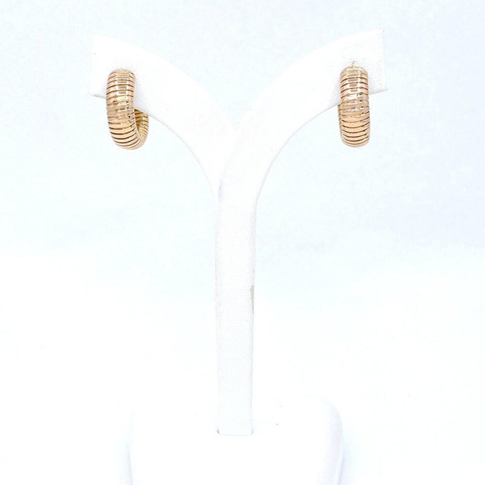 Aros En Oro Rosado 18K Aros En Oro Rosado 18K