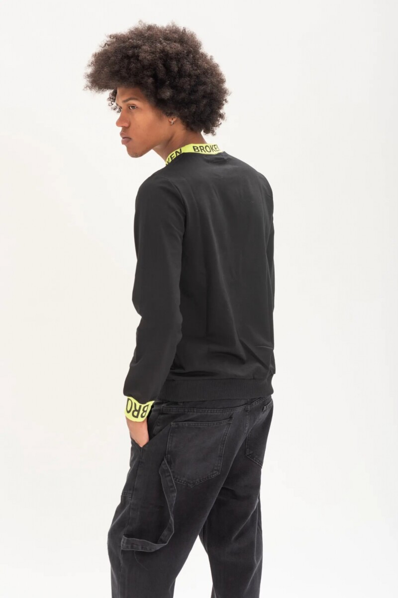 Buzo Broken Negro