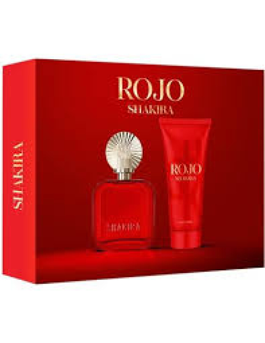 SHAKIRA PERFUME SET ROJO EDP 50ML + BODY LOTION 75ML 