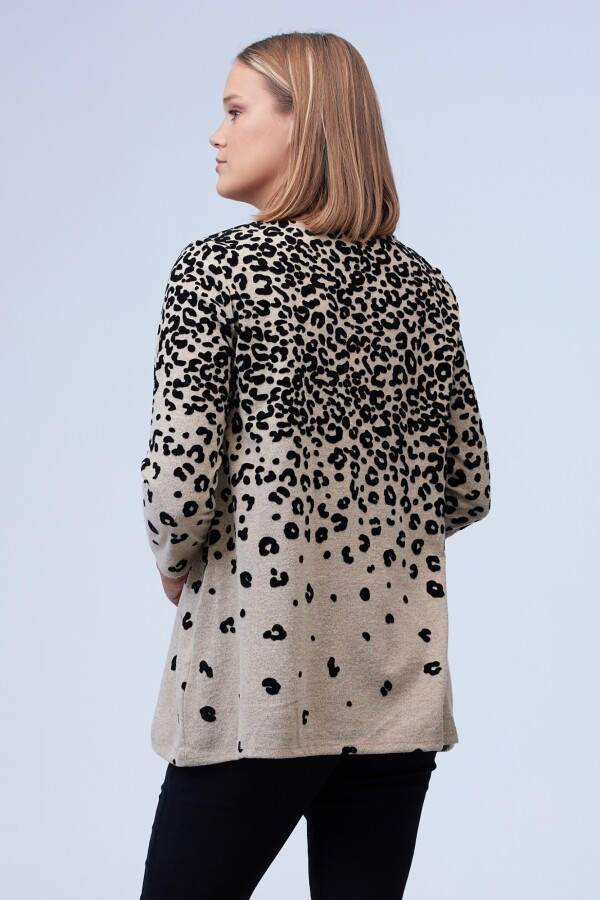 Buzo Animal Print BEIGE/MULTI