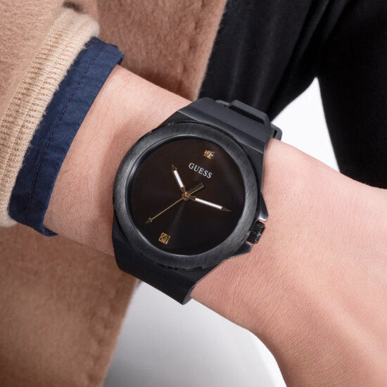Reloj GUESS GW0790G2 en Silicona Negro Esfera 44mm 0