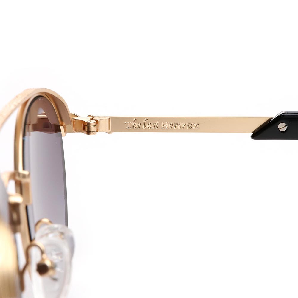 Lentes De Sol Harry Potter Redondo - Unisex Gradiente/Dorado