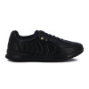 Comfortflex Calzado Deportivo Detalle Costura Cordones De Elástico Negro