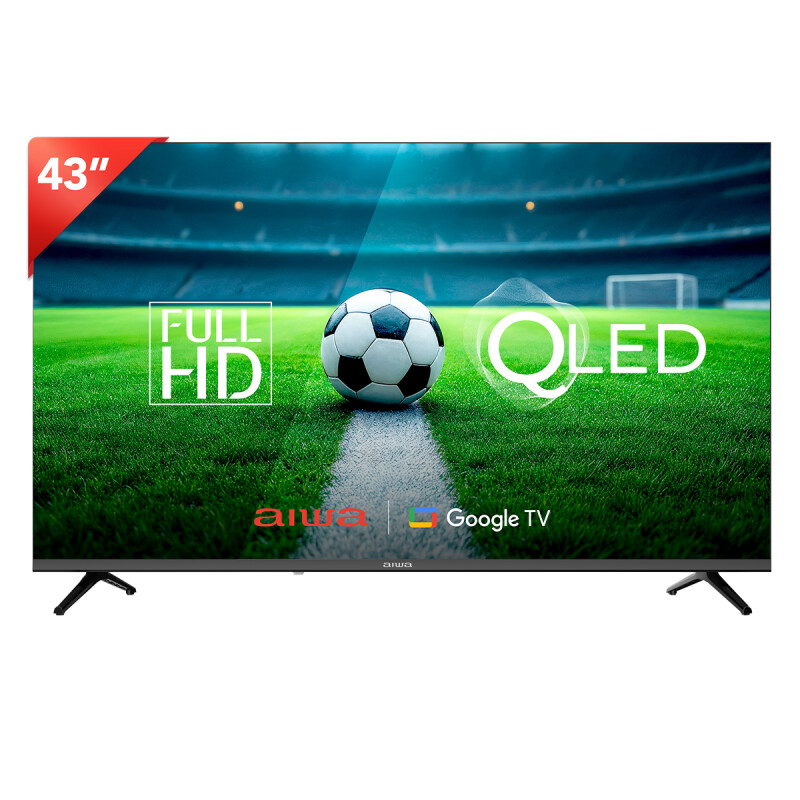 Smart TV 43" AIWA | Google TV | Full HD | QLED | AW43B4Q Smart TV 43" AIWA | Google TV | Full HD | QLED | AW43B4Q