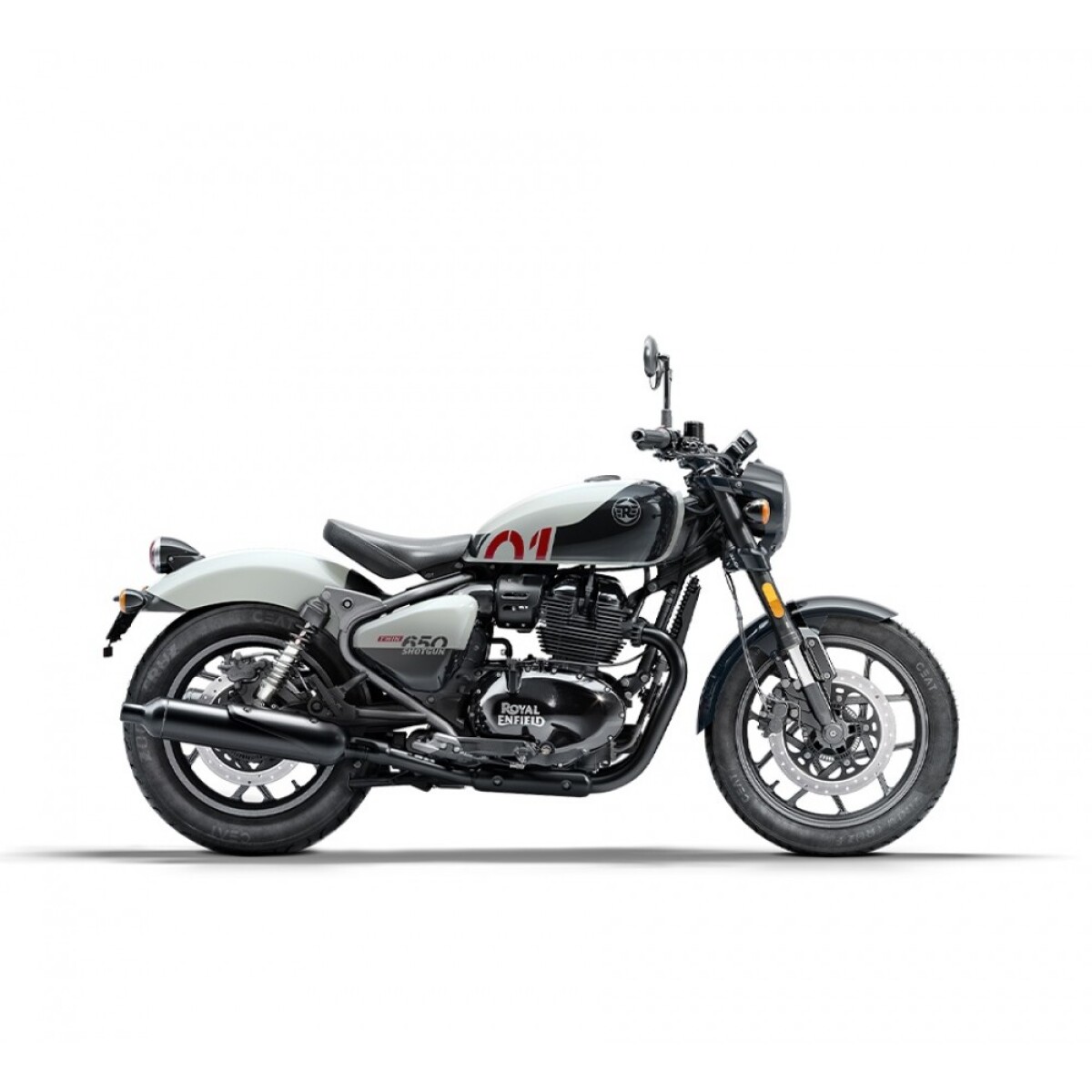 Royal Enfield Shotgun 650 - Stencil White - Reserva 