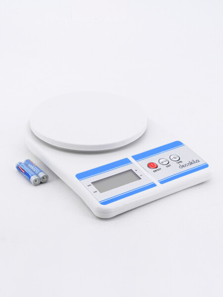BALANZA DIGITAL DE COCINA BLANCO