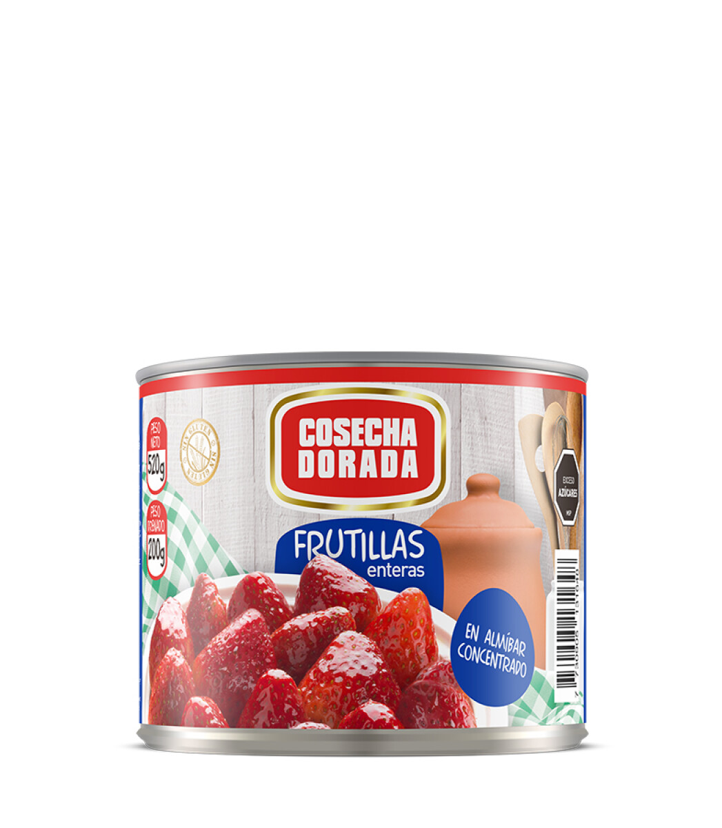 FRUTILLAS EN ALMIBAR 500 GRS COSECHA DORADA 