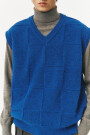 CHALECO TEJIDO Azul