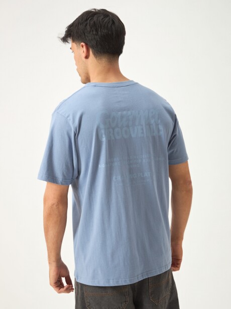REMERA GOURMET AZUL PIEDRA