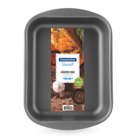 Fuente honda rectangular modelo BRASIL, 34cm. -TRAMONTINA TR5216