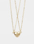 Collares para compartir Con corazón Collares Para Compartir - Dorado