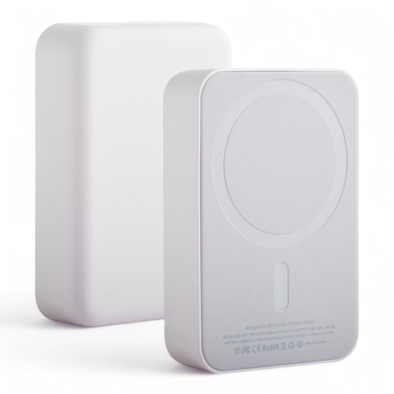 Power Bank O Bateria Externa Magnetica Magsafe Para iPhone 10000mah Blanco