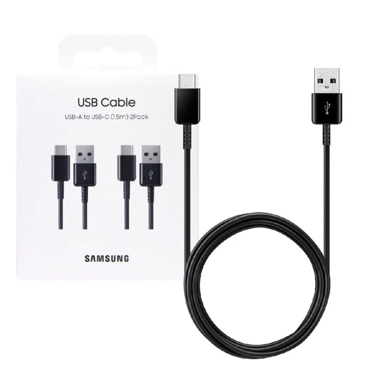 Cable Samsung Tipo C ep-dg930 Mb Negro 
