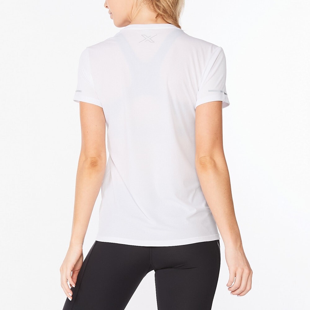 Aero Tee - Mujer White/silver Reflective