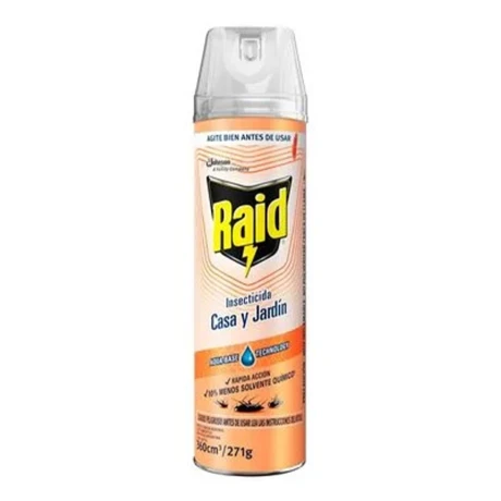 INSECTICIDA RAID 360 CC CASA Y JARDIN BASE ACUOSA INSECTICIDA RAID 360 CC CASA Y JARDIN BASE ACUOSA