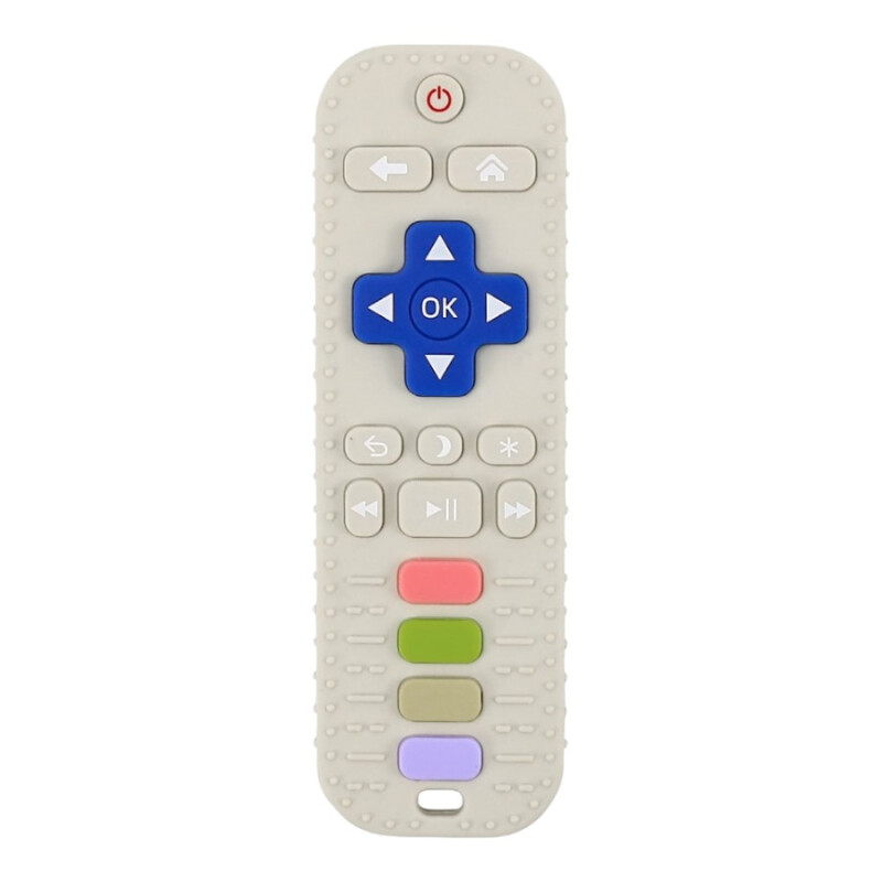 Mordillo silicona con forma de control remoto Mordillo silicona con forma de control remoto