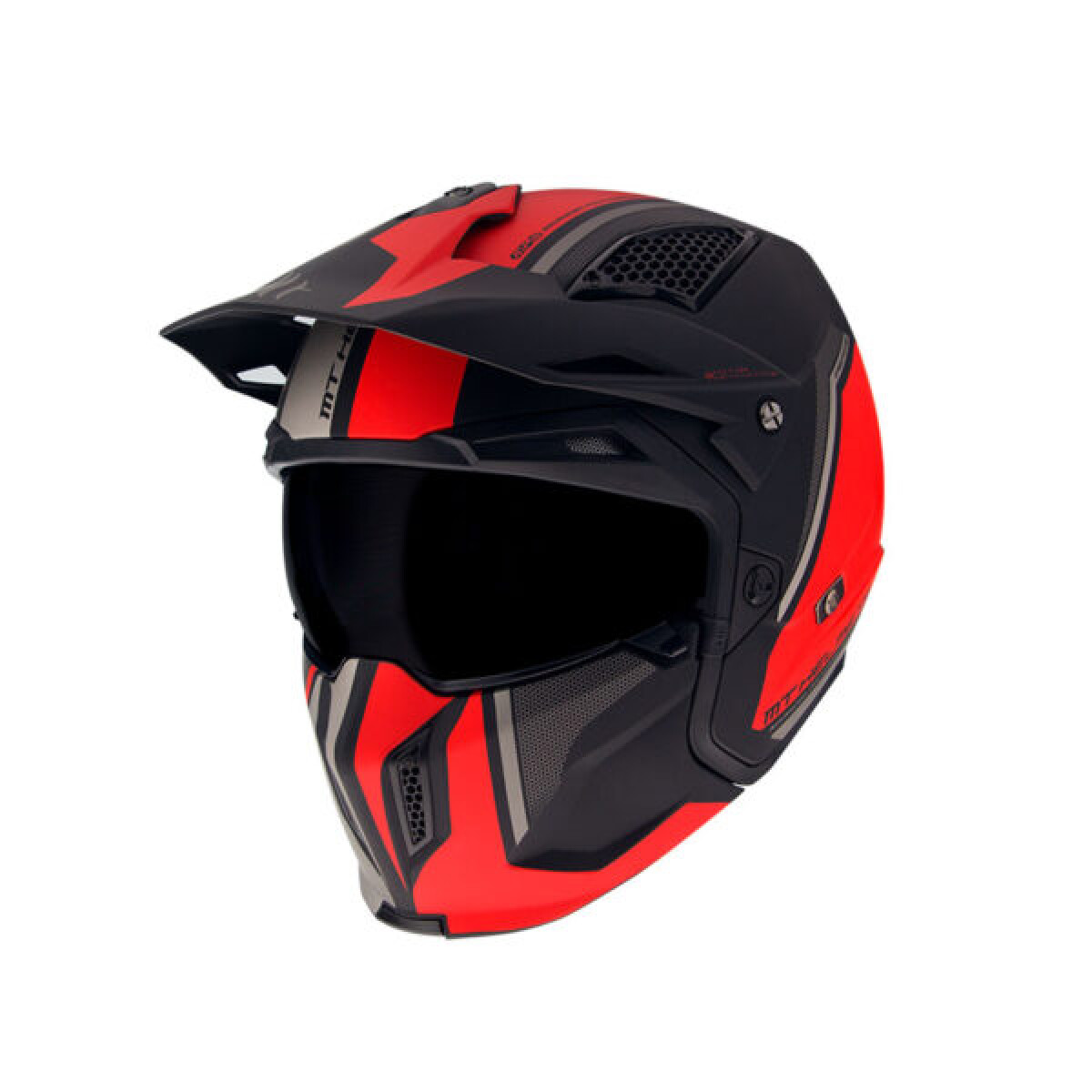 Casco MT Streetfighter SV + visor extra - Rojo 