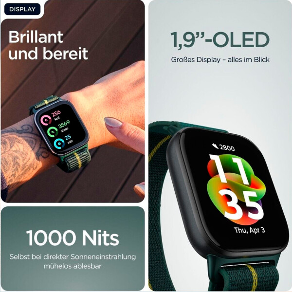 Smartwatch Moto Watch Fit SMARTWATCH MOTOROLA WATCH FIT VERDE