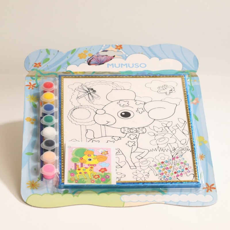 KIT DE PINTURA PARA COLOREAR CIERVITO KIT DE PINTURA PARA COLOREAR CIERVITO