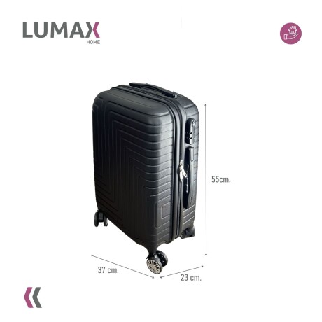 Valija Carry-on de mano Rígidas Con Organizadores Negro