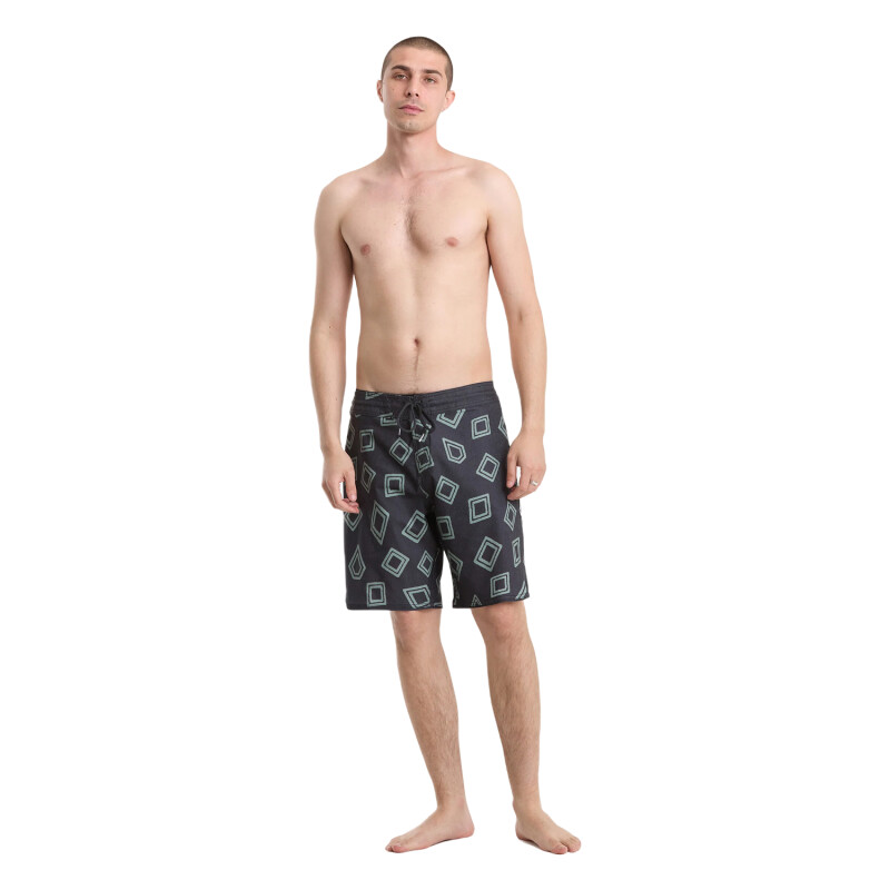 Boardshort Volcom ABG CONTACT SCALLOP STONEY 19 - Negro Boardshort Volcom ABG CONTACT SCALLOP STONEY 19 - Negro