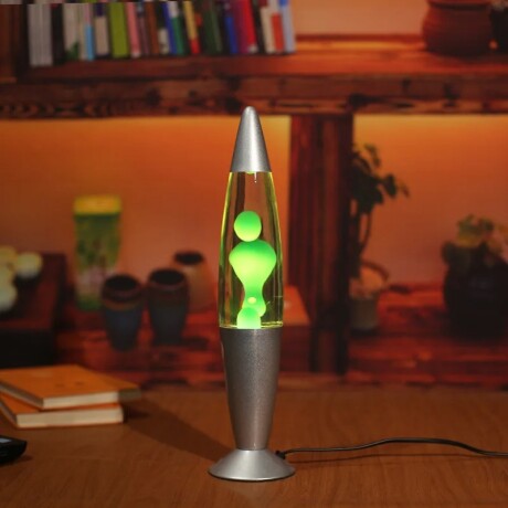 Lámpara De Lava Clásica Verde