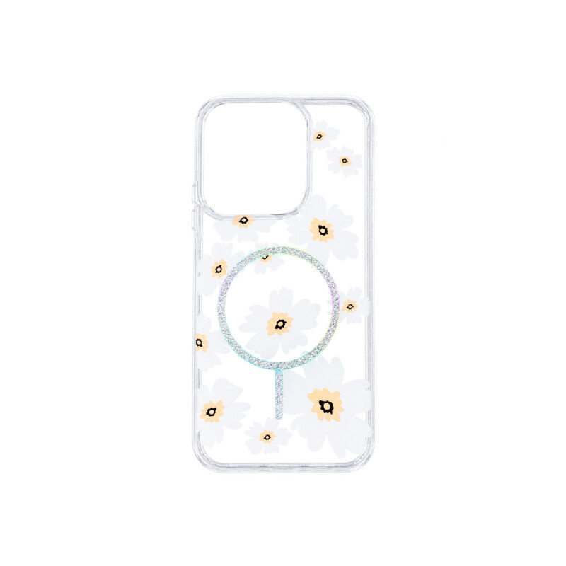 Protector para Xiaomi Redmi 15C diseño de flores color blanco Protector Para Xiaomi Redmi 15c Diseño De Flores Color Blanco