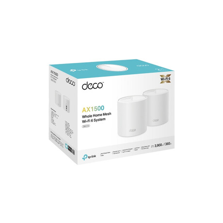 Tp-link - Access Point Deco X10 Pack X2 - Wifi Doble Banda AX1500. 2,4GHZ 300MBPS / 5GHZ 1201MBPS. G 001