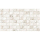 Ceramica 32X57 Carrara Brillo Blanco Marmolado