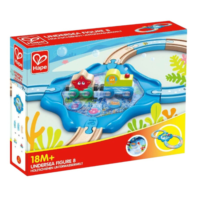Pista tren forma 8 submarino Hape Pista tren forma 8 submarino Hape