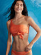 TOP BANDEAU OLIVIA NARANJA