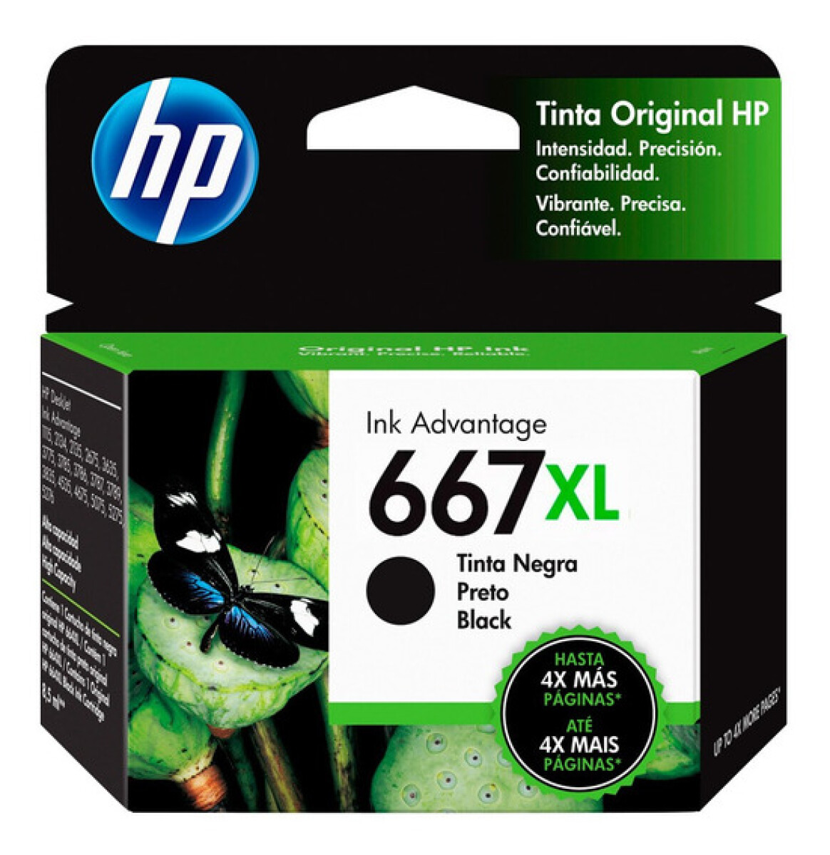 HP 3YM81AL (667) XL NEGRO 2375/2775 - Hp 3ym81al (667) Xl Negro 2375/2775 