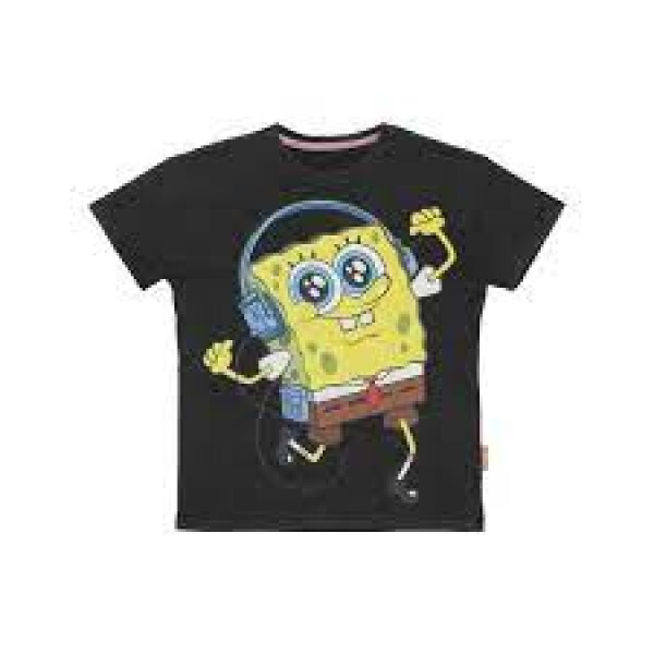 Short - Nickelodeon - Nikelodeon Bob Esponja Tshirt de Niños - NKTISS23007 Gris Oscuro