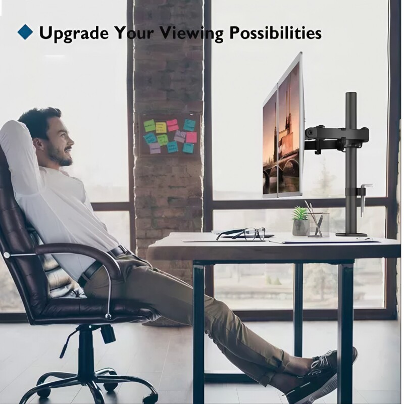 Soporte doble z022 para monitor ajustable de escritorio Soporte doble z022 para monitor ajustable de escritorio