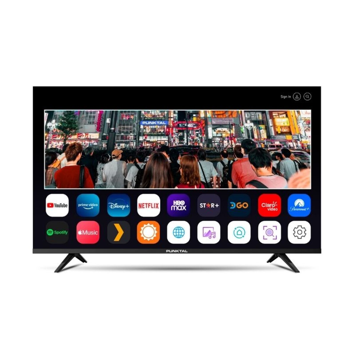 SMART TV PUNKTAL 65" UHD 4K - PK65W4K 