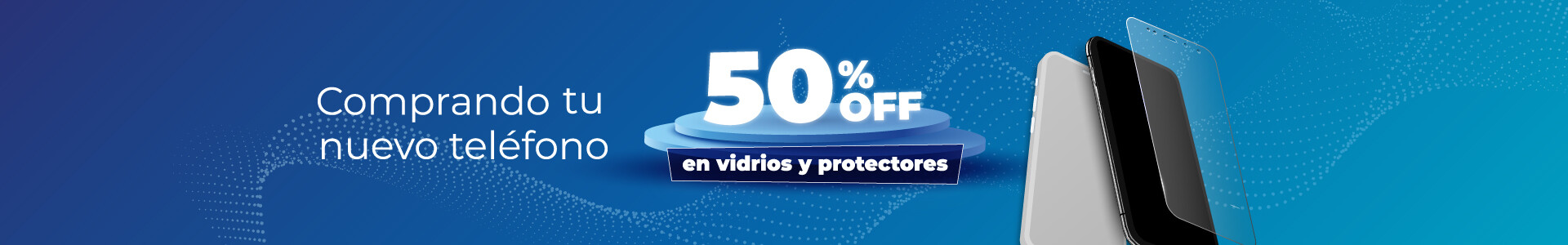 50% en case y vidrios