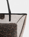Shopper Shopper De Rejilla - Estampado Animal Print
