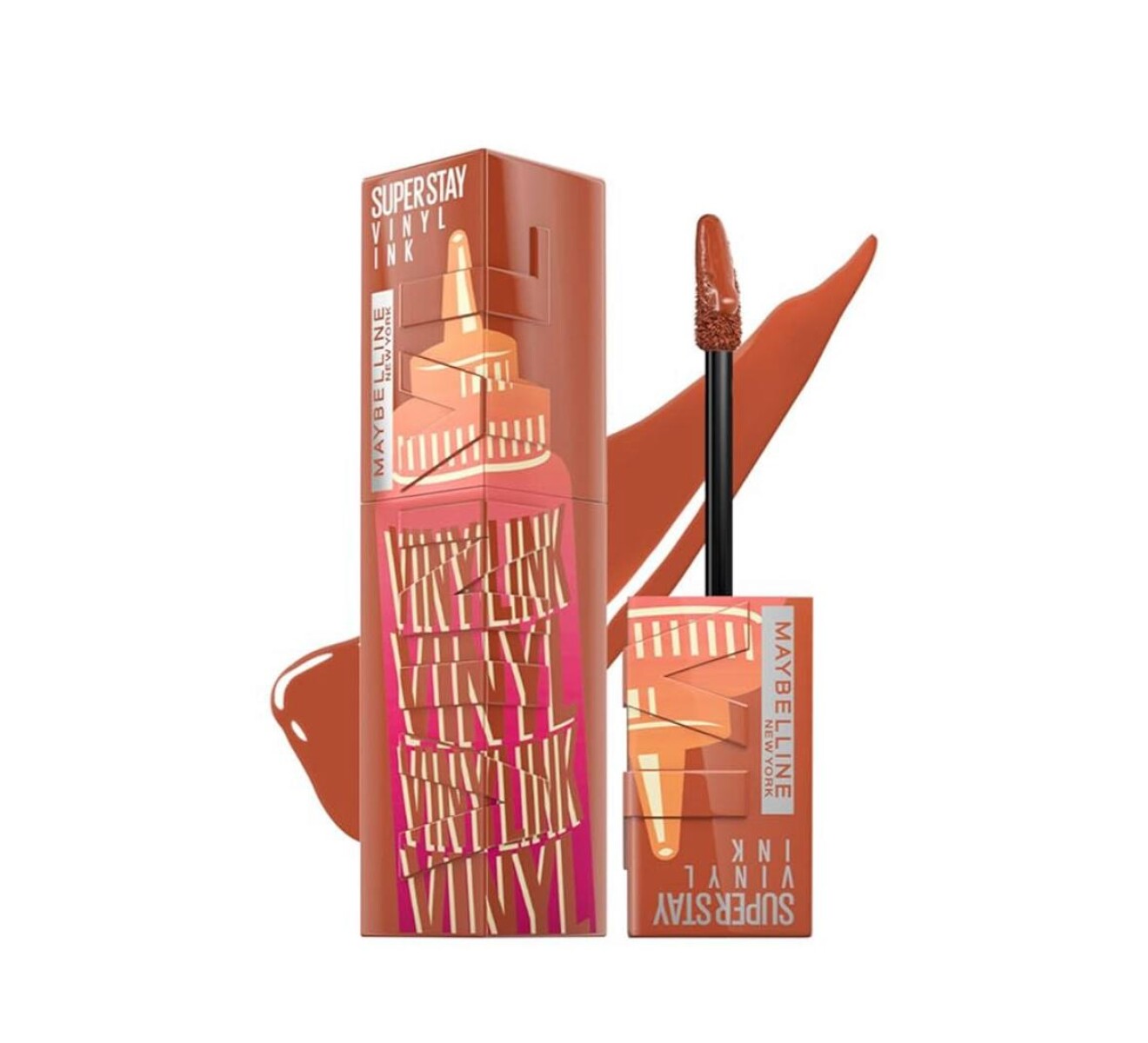 MAYBELLINE LABIAL SUPER STAY VINYL 4.2ml - Caramel N°185 