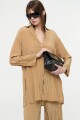 CAMISA OVERSIZED Camel