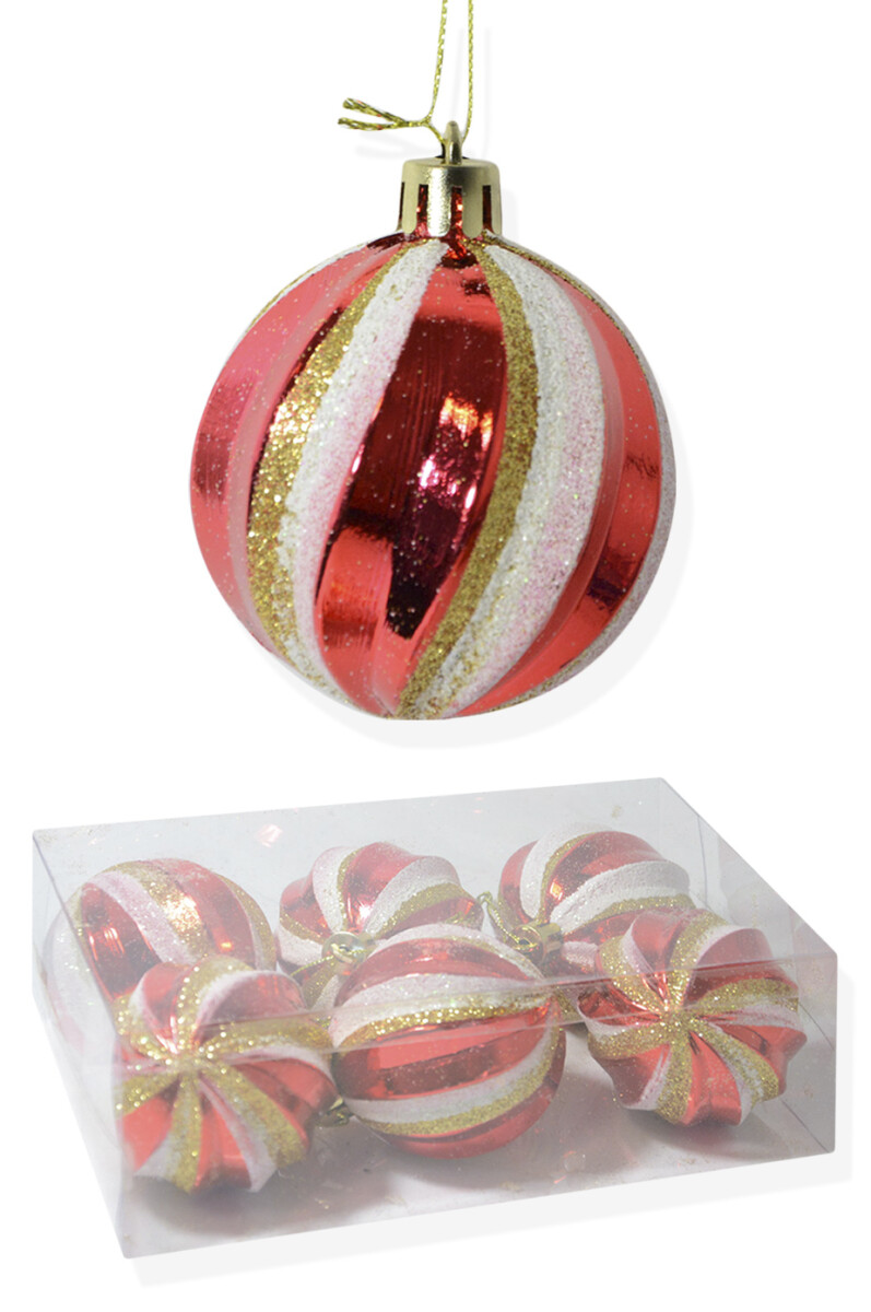 Esfera decorada 7cm. 