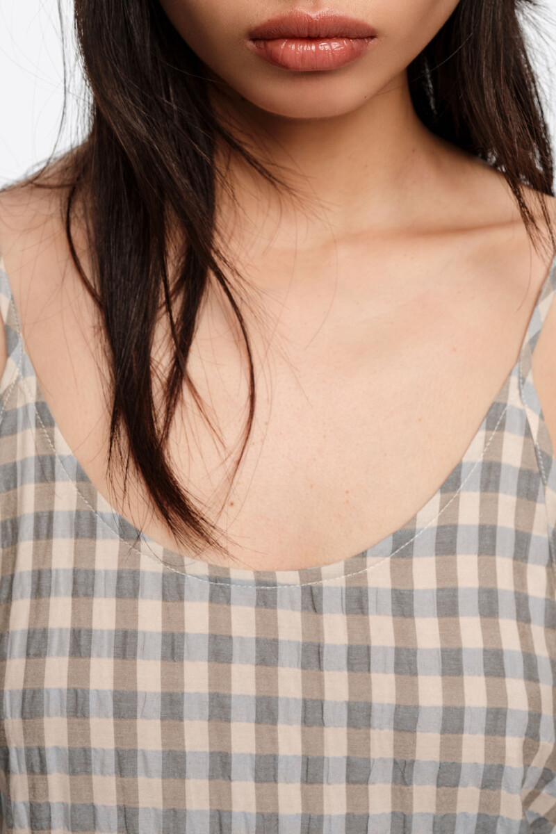 VESTIDO TIRANTES Azul