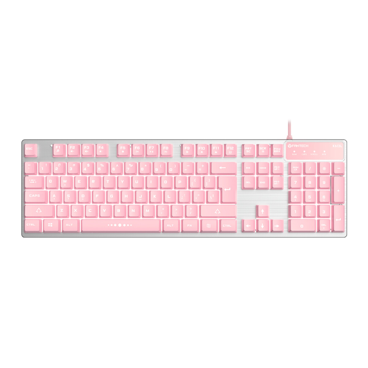 Teclado Gamer · Fantech K613L Figther II (Sakura Edition) 