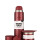 Kit Acero Bala Metalizado - 750mL + Mate Flap Rojo