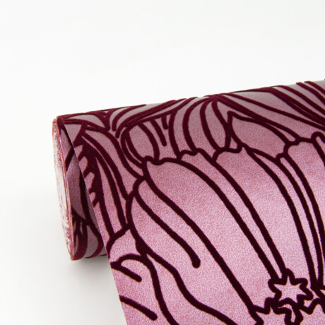 COLECCIÓN REVIVAL - SELWYN FLOCK BURGUNDY FLORAL - N/A