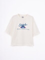 REMERA OHANA VARSITY CLUB OFF WHITE
