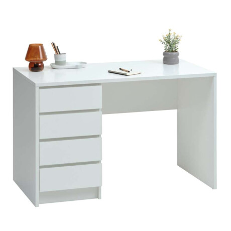 Escritorio Limfjorden 60X120 4 Cajones Blanco