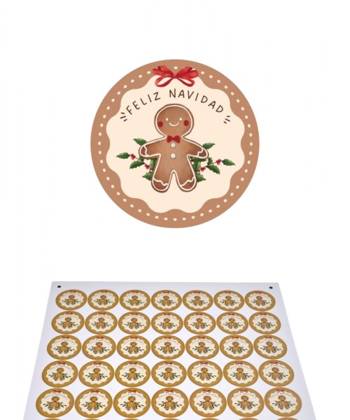 Stickers navidad placha DISEÑO 16