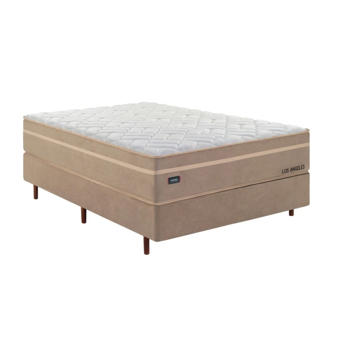 Sommier 1 plaza y media - Los Angeles - Mannes 