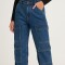 Jean Baggy Cargo 4 bolsillos Azul