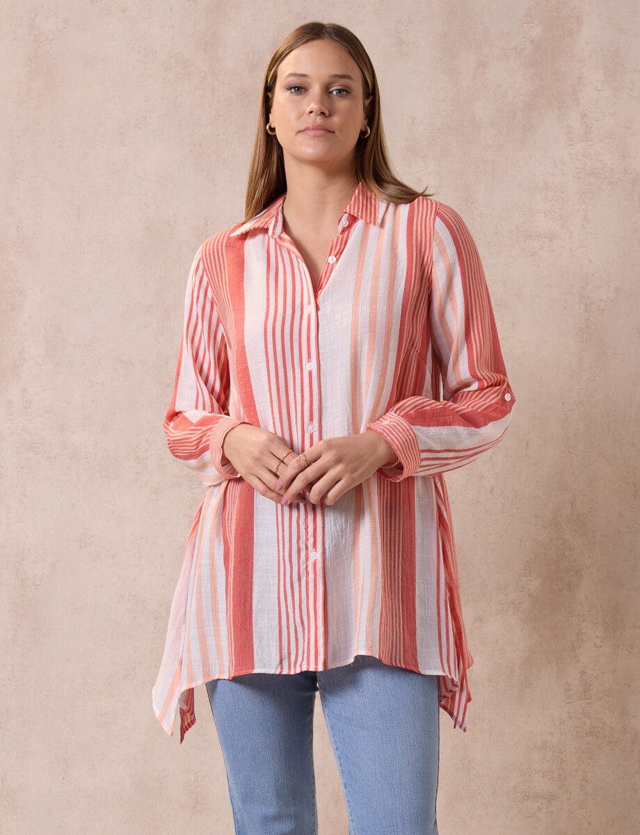 Camisa - Multi/anaranjado 